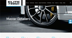 Desktop Screenshot of elitefinishdetailing.com